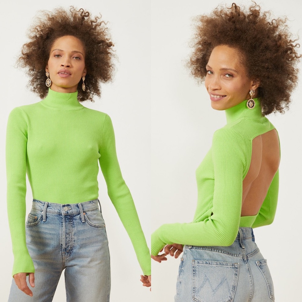LPA Emmett Open Back Knit Top